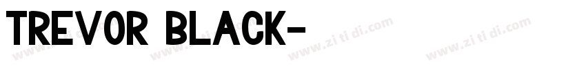Trevor Black字体转换